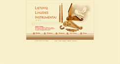 Desktop Screenshot of folkinstruments.lt